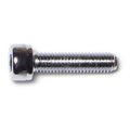 Midwest Fastener M5-0.80 Socket Head Cap Screw, Chrome Plated Steel, 20 mm Length, 10 PK 74402